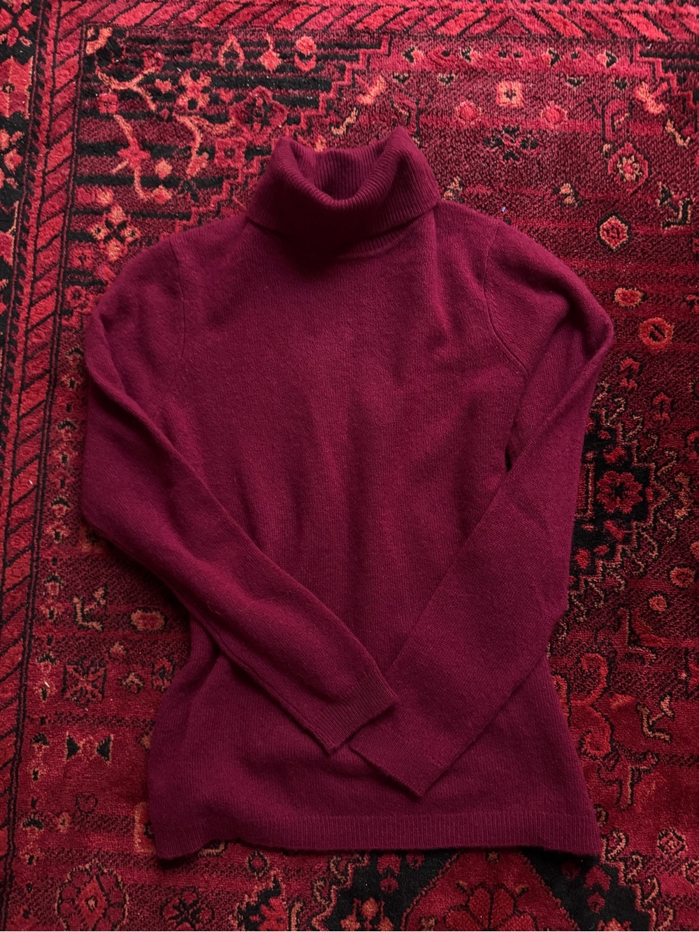 Morgan Taylor Women’s Turtleneck Sweater in Berry Plum